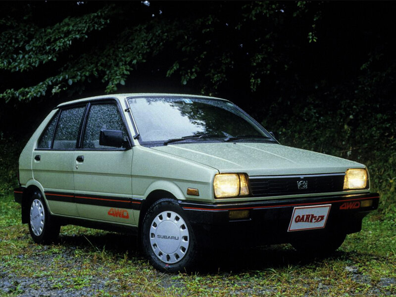 Subaru Justy (KA5, KA6, KA8) 1 поколение, хэтчбек 5 дв. (02.1984 - 10.1988)